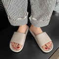 2024 new home indoor slippers for men and women, summer indoor couple beach sandals, flat bottom slides for outdoor wear