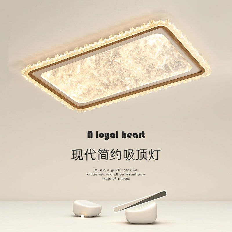 Italian minimalist living room ceiling light modern light luxury atmosphere eye protection living room main light whole house lighting package