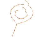 Pearl bracelet, earring, and necklace set wholesale - fashion jewelry for cross-border e-commerce (us & europe) - alloy lightweight luxury dangle earrings