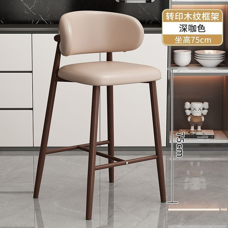 Bar chair for hometall stool bar stool island tall chair casual tall stool bar chair backrest tall chair