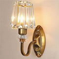 Single head bronze wall room american wall lamp bedroom modern retro european light luxury bedside lamp living room background wall