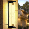 Outdoor solar wall light balcony gate exterior wall courtyard patio lamp villa modern minimalist waterproof chinese style outdoor lighting