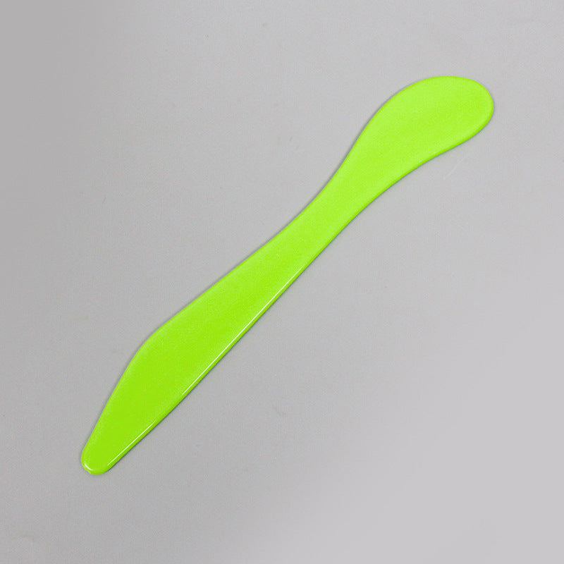 Medium-sized facial mask spatula, plastic mixing stick, applicator, mask spreader, beauty diy mask tool, 16cm total length