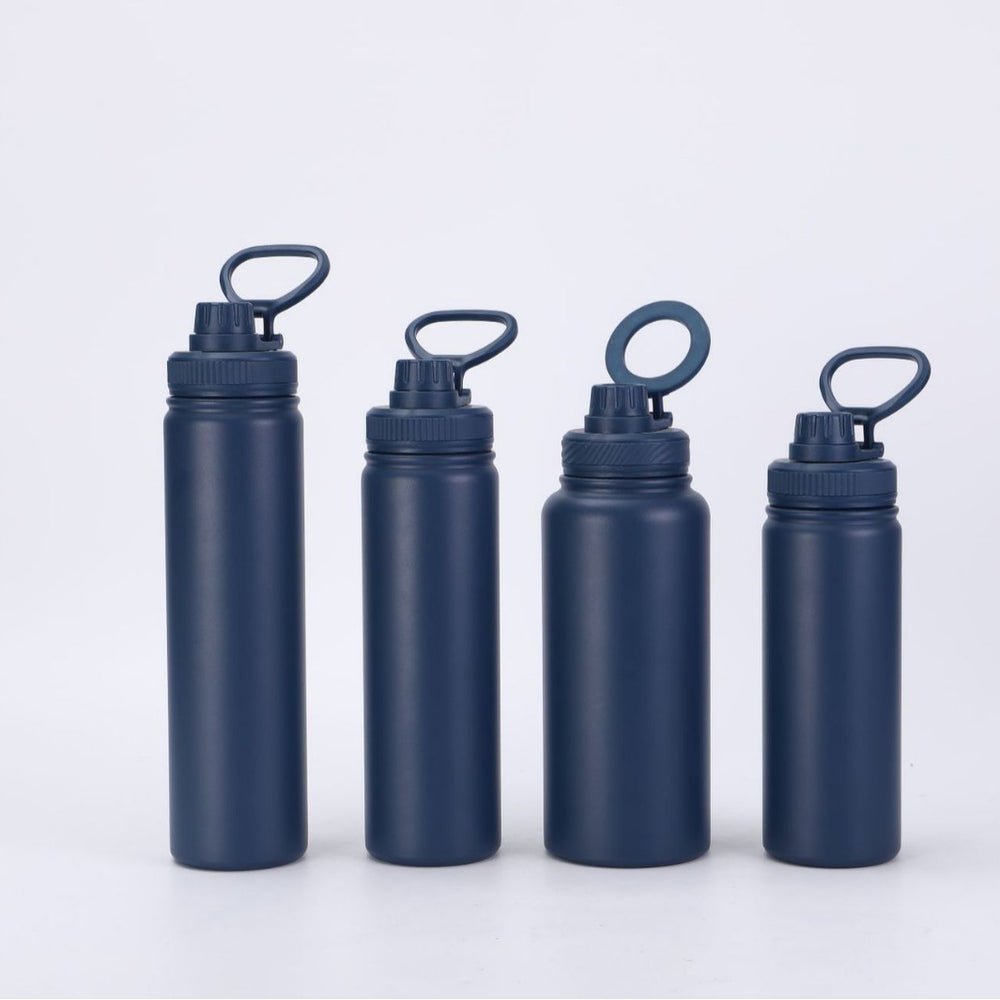 Wholesale cross-border 304 stainless steel insulated tumblers: solid color outdoor space flask, high-value, large capacity insulated cup - customization available