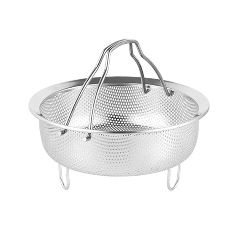 316 stainless steel steamer rice cooker neutral steamer rice steamer handy gadget washing vegetable drain basketfor homesteaming rack steaming grids