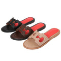 2025 new summer fashion flat sandals - women's one-strap beach slides for travel