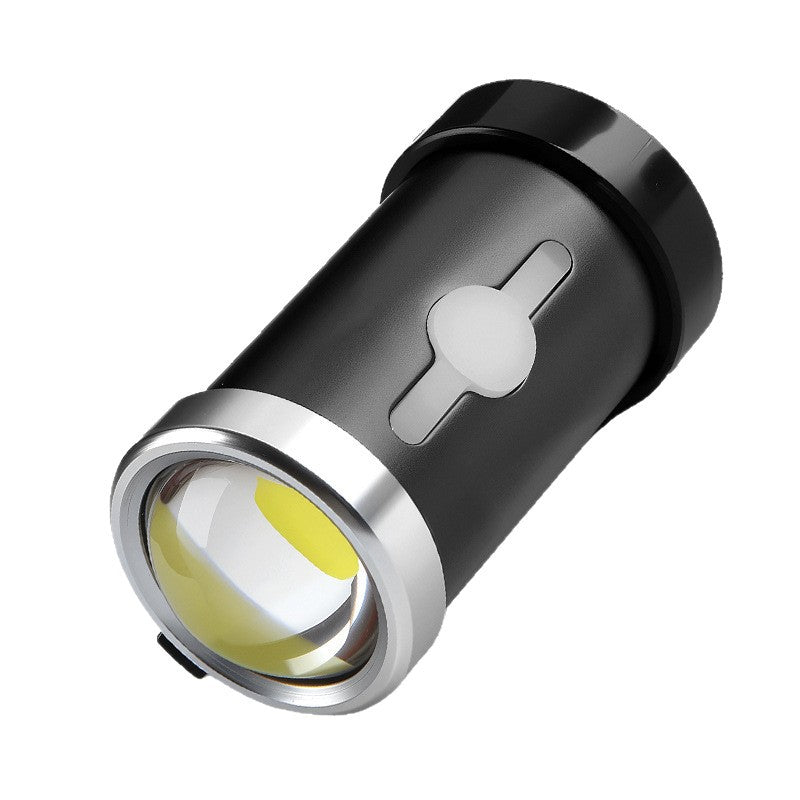 Cross-border new hat portable headlight magnetic attraction strong light long battery life outdoor charging super bright light emergency flashlight