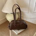bag women's retro texture shoulder crossbody bag new arrivalcasualpure color pillow bag easiest for matchwork clothing underarm bag