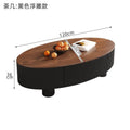 French cream style coffee table light luxury normcore living room slate coffee table modern small apartment storage scandinavian round combination