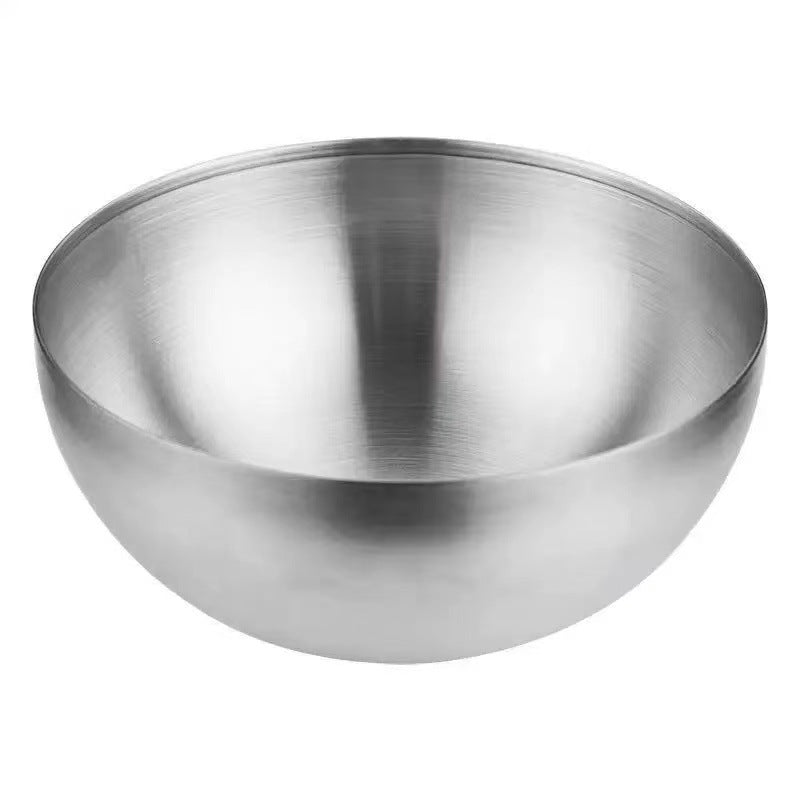 Korean salad bowl stainless steel cooking bowl golden bibimbap cold noodle bowl bbq restaurant instant noodle bowl restaurant cold noodle bowl
