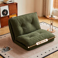 Lazy sofa bed living room dual-purpose single sofa small apartment for home cream style reclining and sleeping foldable sofa bed