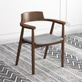 Walnut color-grey cotton and linen