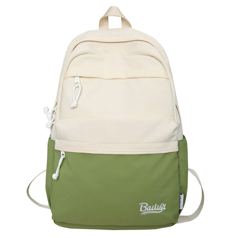 Backpack for college students, high school students, travel, multifunctional backpack, contrast color design, school bag, wholesale, portable and lightweight
