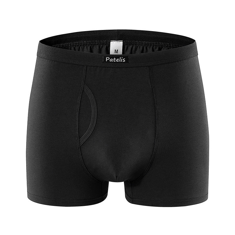 Men's large-size underwear, side-opening men's underwear, pure cotton boxer underwear,  special supply.