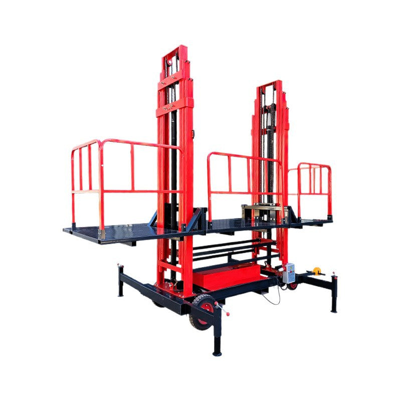 Processing custom non-standard masonry platform, construction site aerial work retractor electric hydraulic lifting platform