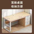 Office desk desktop home bedroom desk office desk boss table simple rental house with drawer computer desk no