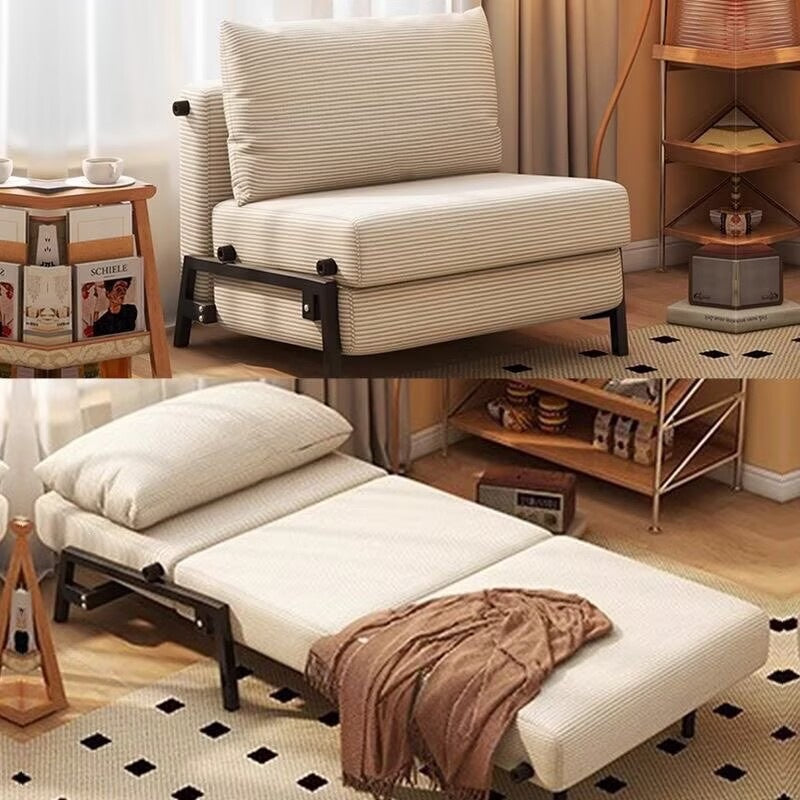 Sofa bed foldable dual-purpose small apartment b&b dual-purpose sofa living room study balcony can sit and lie down telescopic sofa