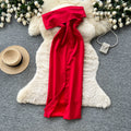 Pure desire style one shoulder sleeveless eleganteasiest for matchdress women's stereo flower decoration waist slimming lookelegant skirt