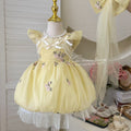 Girls' dress  summer new bowknot chic baby girl birthday dress princess dress