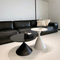 Cream style coffee table for homenormcore living room small apartment modern casualclassy round coffee table