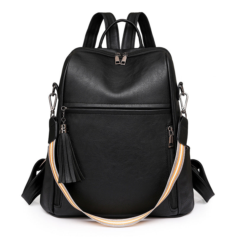 Classic popular women's backpack  new retro casual backpack multi-functional large-capacity shoulder messenger bag