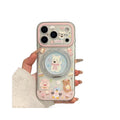 West highland puppy, rabbit, penguin cake sticker collage - fresh cartoon design for iphone 18 phone case