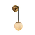 Nordic designer creative natural marble spanish living room high-end atmosphere bedroom bedside corridor wall lamp