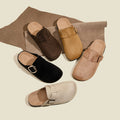 birkenstock shoes toe-cap half-slippers women's one-leg women's shoes new arrival 2025thick sole half-slippers birkenstock slippers export