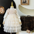 Girls' dress  autumn new collection baby formal dress lolita princess dress kids sequin tutu puffy skirt