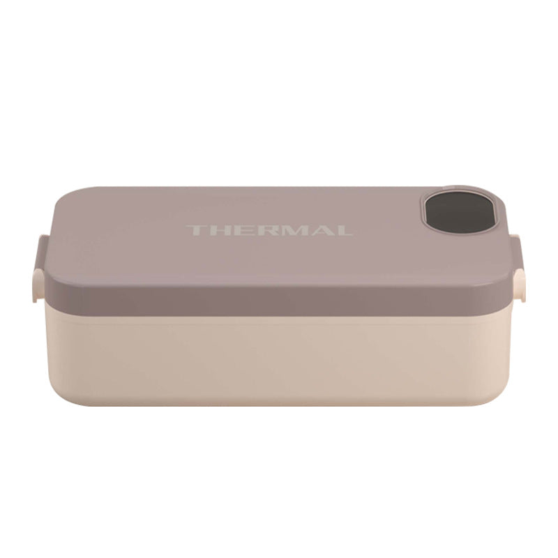 Wireless charging heated lunch box, plug-in insulated meal box, electric heated lunch box, home & office bento box, cross-border e-commerce