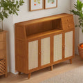 Medieval style solid wood sideboard living room storage cabinet new arrival tea cabinet wall-mounted small side cabinet storage cabinet