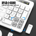 Leikui lk200 business office keyboard and mouse combo - white computer all-in-one with keyboard and mouse set for pc assembly