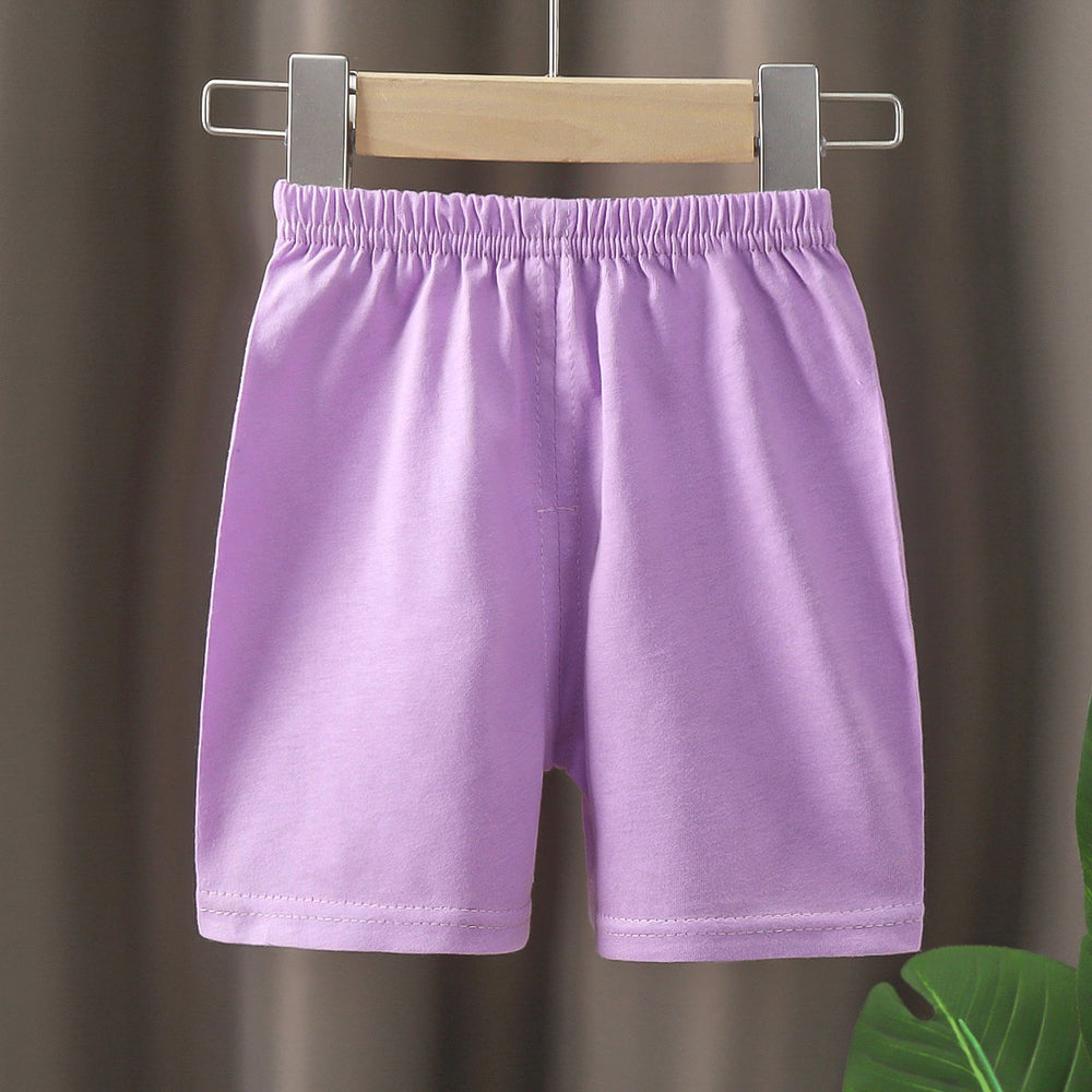 Summer kids' pure cotton shorts, baby pants, boys' and girls' all-cotton casual pants, toddler and child's undershirts - dropshipping available