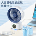 shaking head voice cycle fan usb rechargeable portable small for home desktop high wind desktop electric fan