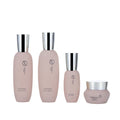 Ready-to-ship cosmetic glass bottle set: 120ml high-end lotion and serum decanters, 50g facial cream glass jars