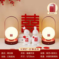 Dowry newlywed everlasting lamp wedding pair classy wedding room arrangement red table lamp bedside lamp wedding gift for the newlyweds