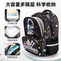2025 new cute cartoon kids' backpack - large capacity, multi-compartment, lightweight, spine-protecting backpack for grades 1-3