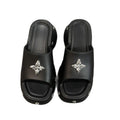 Thick sole thick heel slippers for women summer outwearthick sole shit feeling 2025new arrivalsummer popular beach sandals