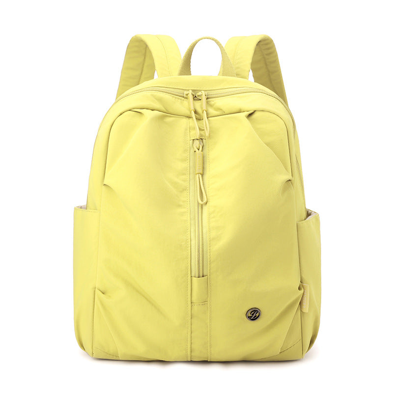 Customized Dopamine Travel Lightweight Backpack Women's Leisure Versatile Hiking Backpack Large Capacity Commuter School Bag