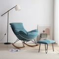 Scandinavian balcony casual chair for home rocking chair lobster chair living room nap lazy sofa chair technology cloth popular chair