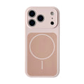 Fine hole two-color thin circle magnetic liquid silicone apple 17promax mobile phone case suitable for iphone16 skin-feeling case
