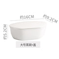 Ceramic household stew pot steamed egg with lid restaurant tea snack steamer special creative water drop steaming bowl egg custard dessert bowl
