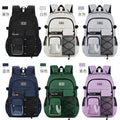 Manufacturer's new backpack for junior high school students, burden-reducing spine-protecting schoolbag for girls, high school, large-capacity men's cross-border backpack, campus style