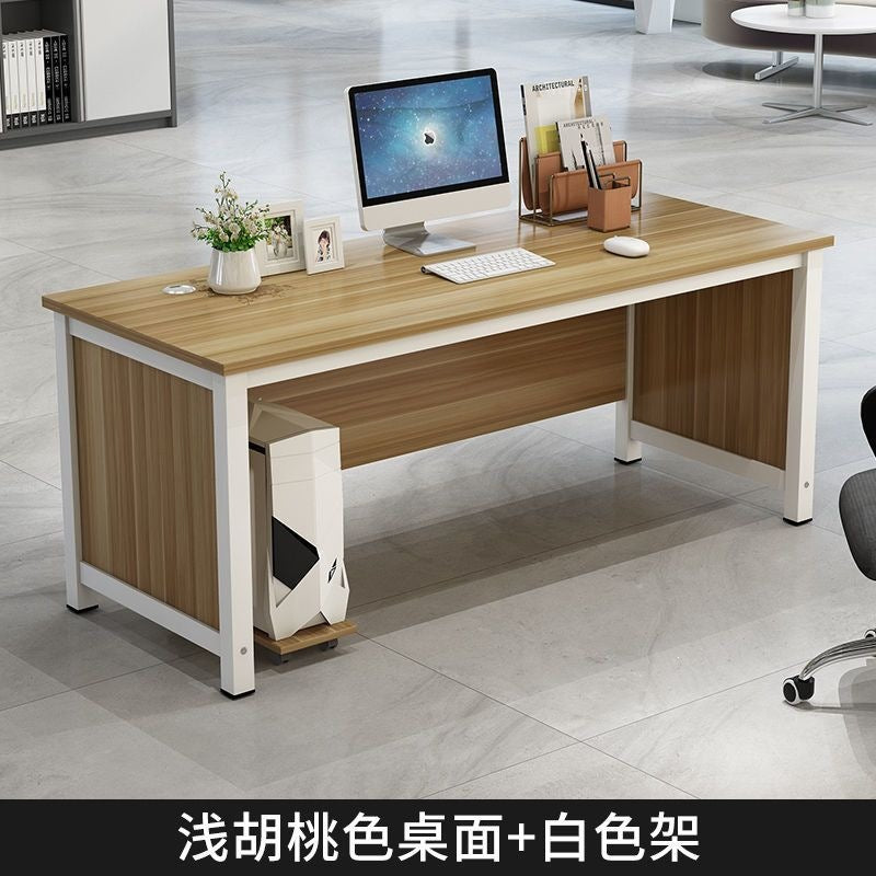 Minimalist modern office desk - affordable computer desk for home use - multifunctional employee desk - desktop boss desk - single person desk