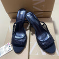 Za2024summernew arrival high heel mesh open toe back strap fashionoutwear women's shoes