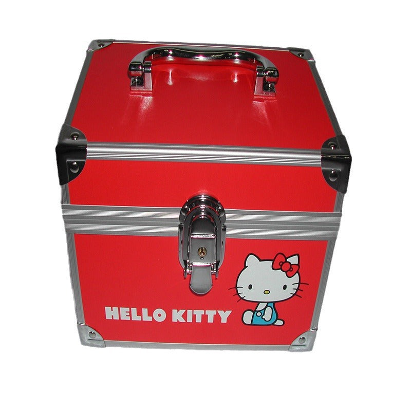 Cute cartoon Kulomie cosmetic bag large capacity portable Sanrio cosmetic case makeup goo card storage box wholesale