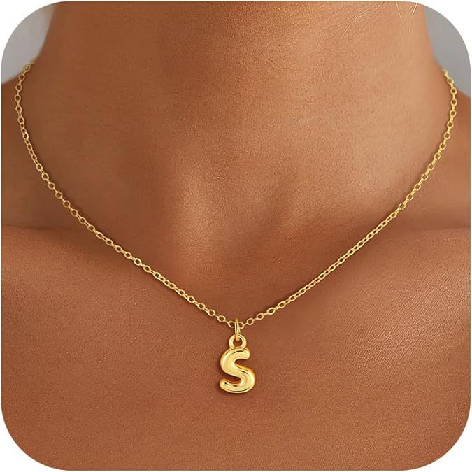 European and american cross-border fashion versatile bubble 26-letter necklace set - new exquisite women's jewelry gift set