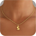European and american cross-border fashion versatile bubble 26-letter necklace set - new exquisite women's jewelry gift set