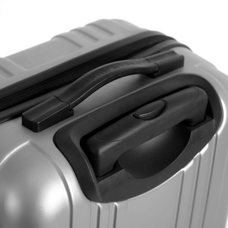 Cross-border hot-selling striped ABS trolley case business travel 20-inch bag, strong waterproof boarding password box wholesale