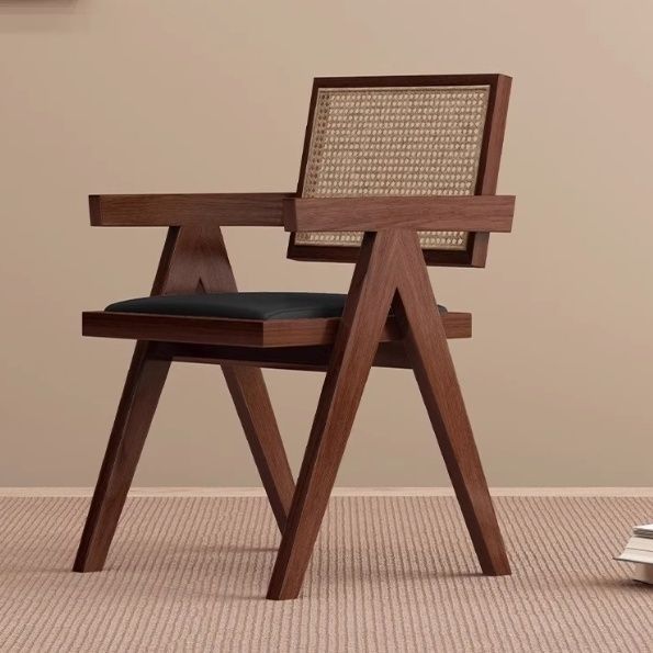 Rattan nordic dining chair for homecasual chair popularb&b balcony k chair solid wood chandigarh casual rattan chair